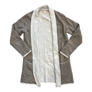 Benedetta B. Brown Merino Wool Blend Cardigan M